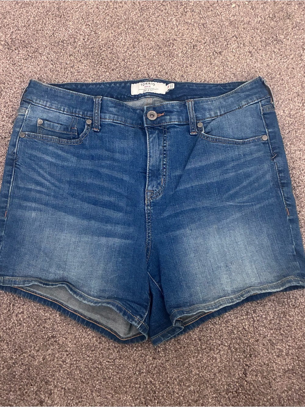 torrid Medium Wash Denim Jean Shorts
